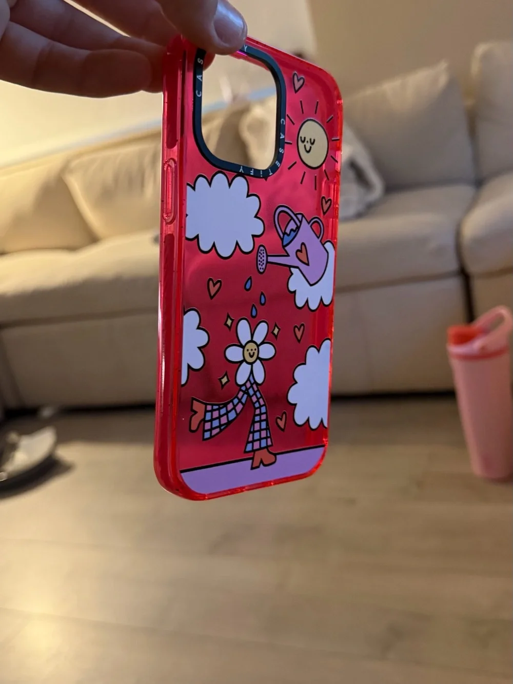 Casetify bright red